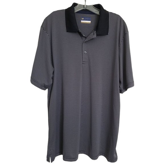 Jack Nicklaus Men’s XL Stay Dri Striped Performance Golf Polo - Picture 3 of 9